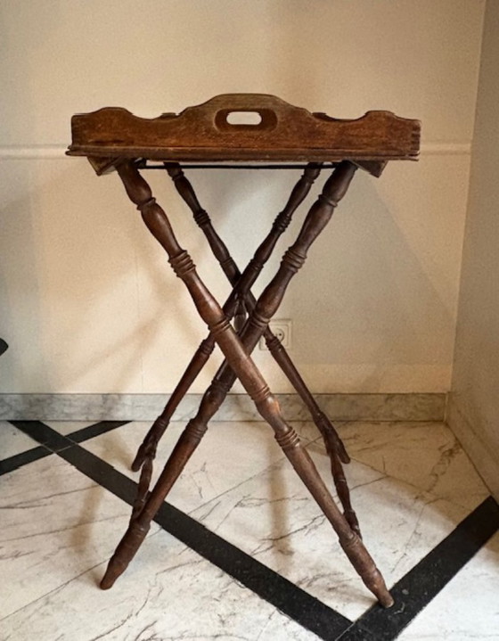 Image 1 of Tray with base, antique