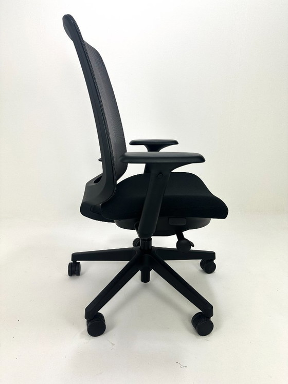 Sedia di design Herman Miller Verus, Sedie girevoli, Tessile, Nero (foto 3 di 12)