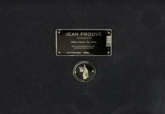 Vitra Jean Prouvé Direction Fauteuil – G-Star RAW | Rare First Edition #879 – Poltrone, Alluminio, Pelle (photo 14 of 14)