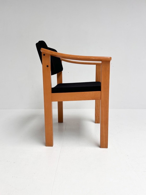 Image 1 of Set di 9 sedie in stile Mid-Century Modern, ispirate a Hans Wegner.