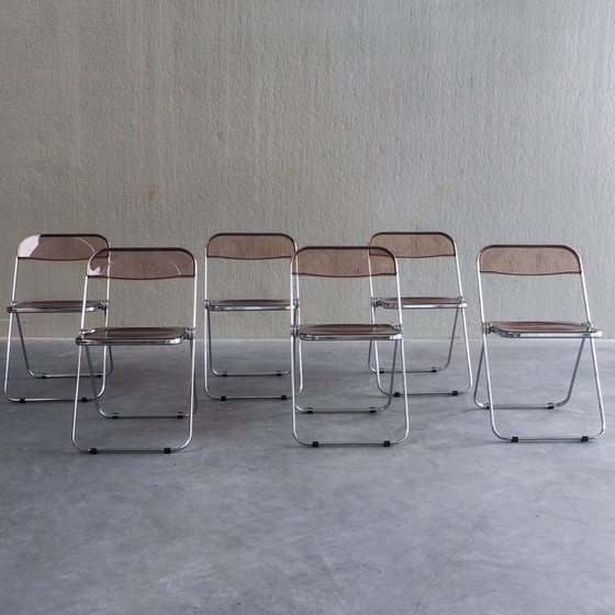 Image 1 of 6 x Plia Klappstühle von Giancarlo Piretti für Anonima Castelli
