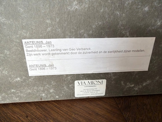 Image 1 of Vintage Art Deco painting Jesus by Jan Anteunis 1930