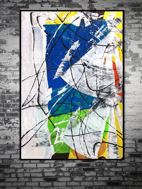 Image 1 of Jürgen Angeler - The Blue Dimension - 200 x 140 cm