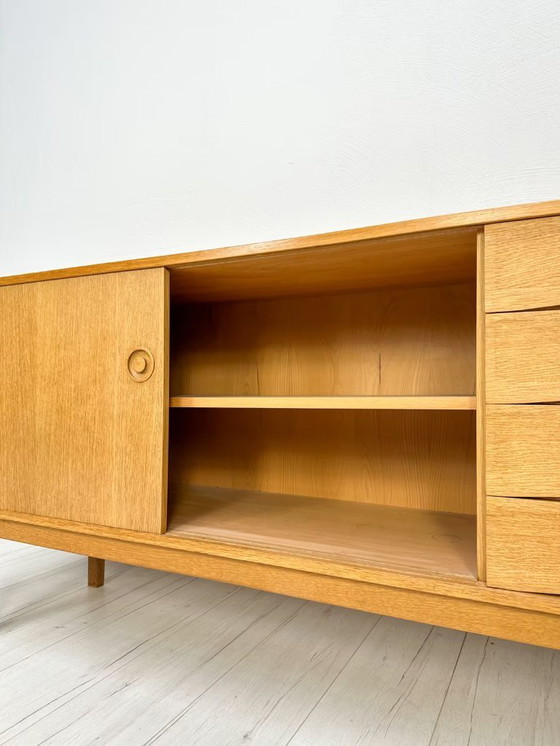 Image 1 of Vintage Scandinave Erik Wørts pour IKEA Chêne Buffet 60's 70's