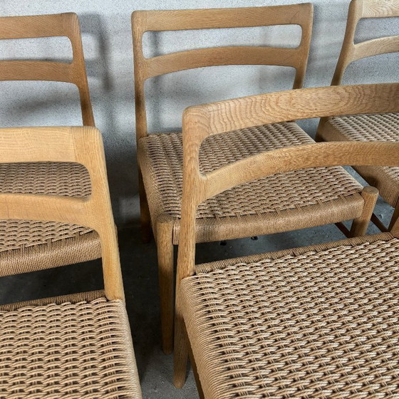 Image 1 of Oak dining chairs by Søren Willadsen – Restored Danish vintage design