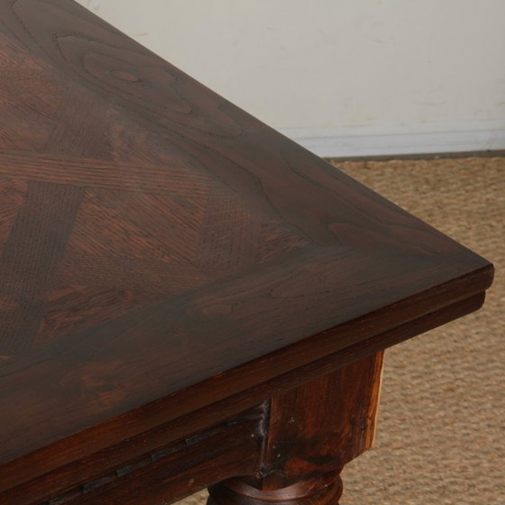 Image 1 of Extendable dining table, French work from the 1940s
