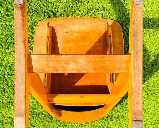 Image 1 of Pupitre y silla de madera Casala. Años 60