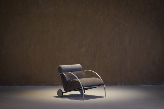 Image 1 of Vintage COR Zyklus Loungestoel en Ottoman van Peter Maly, Duitsland jaren 1980