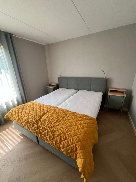 Luxury Avek Ninety Boxspring 180×210 – Double beds, Wood, Textile (photo 3 of 6)