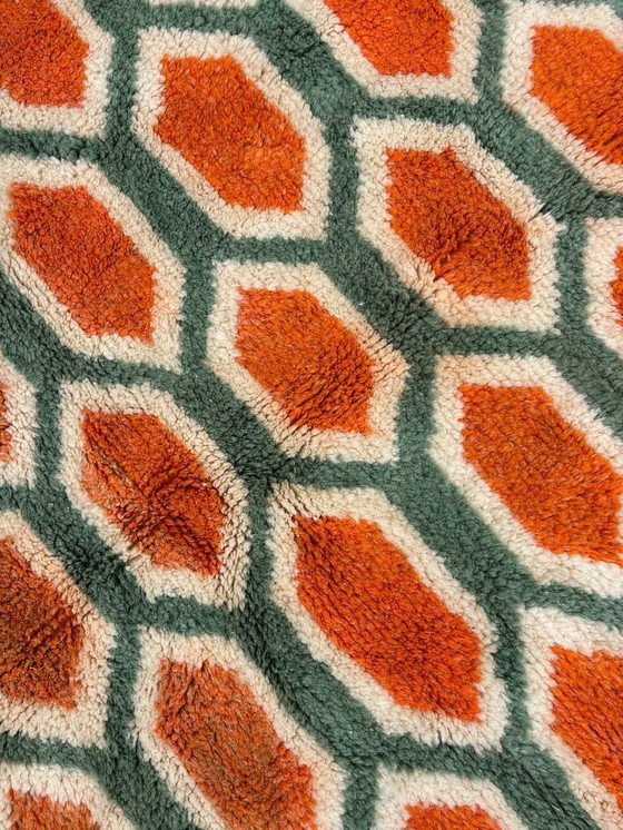 Image 1 of Orange marokkanischen Teppich für moderne Innenraum Wohnzimmer-
