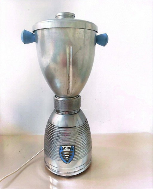 Batidora italiana, año 1950, en buen estado y completamente funcional. – keukenaccessoires, Glass, Metal