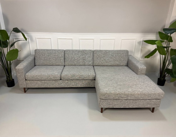 Image 1 of Bolia Scandinavia Sofa Fabric Grey 3-Seater Ottoman