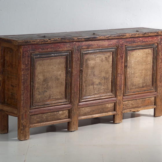 Credenza antica in legno di olmo – Cina, circa 1900 – Credenze, Iron (photo 4 of 40)