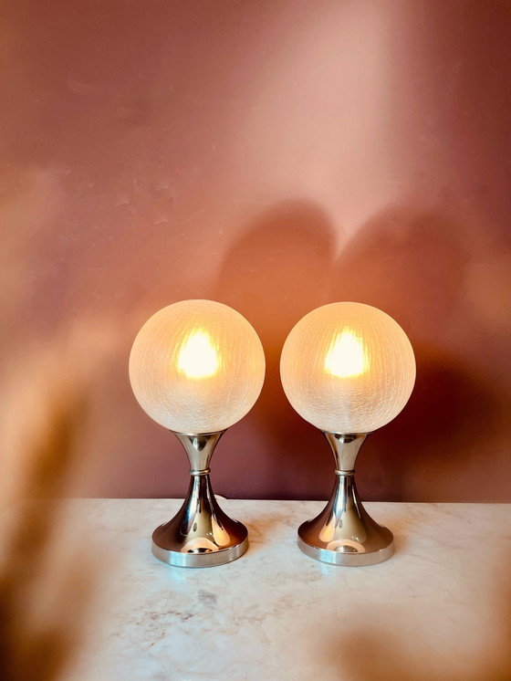 Image 1 of Two Beautiful Bankamp Leuchten Ball Lights