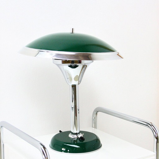 Lámpara de escritorio Art Déco vintage de Max Schumacher para Metallwerke Werner Schroeder