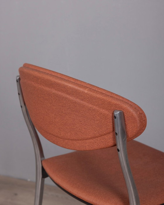 Image 1 of Set di 5 sedie vintage "Coro" degli anni '80, disegnate da Luigi Origlia per Origlia Italy.