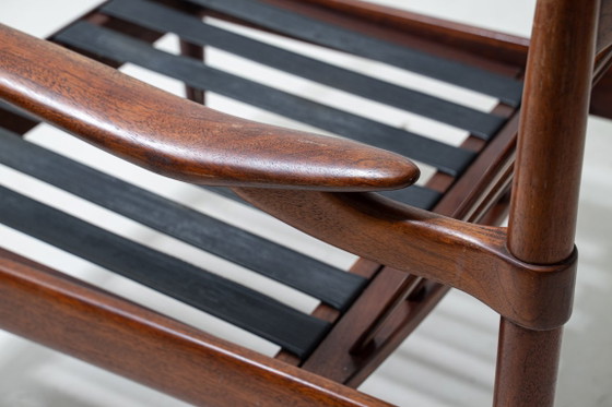 Set di poltrone lounge moderniste di BEKA, anni '60 – Legno, Pelle (photo 10 of 15)