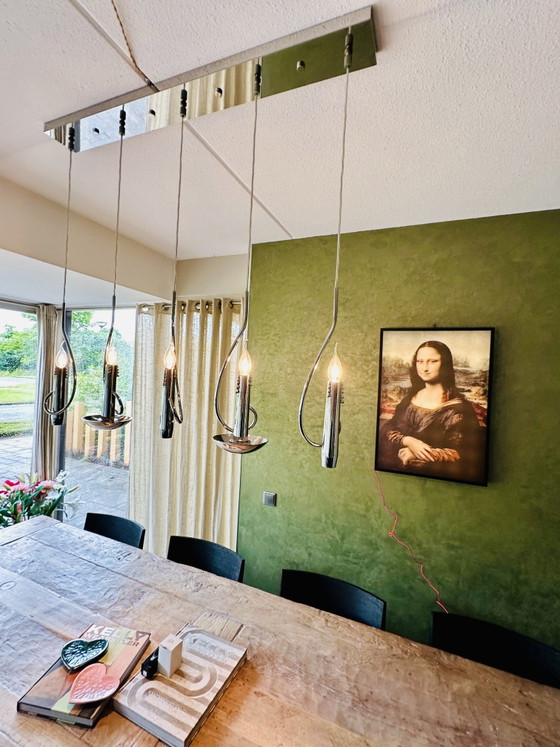 Brand Van Egmond Floating Candles Pendant Lamp 112 cm – Ceiling lights, rvs, Metal (photo 8 of 12)