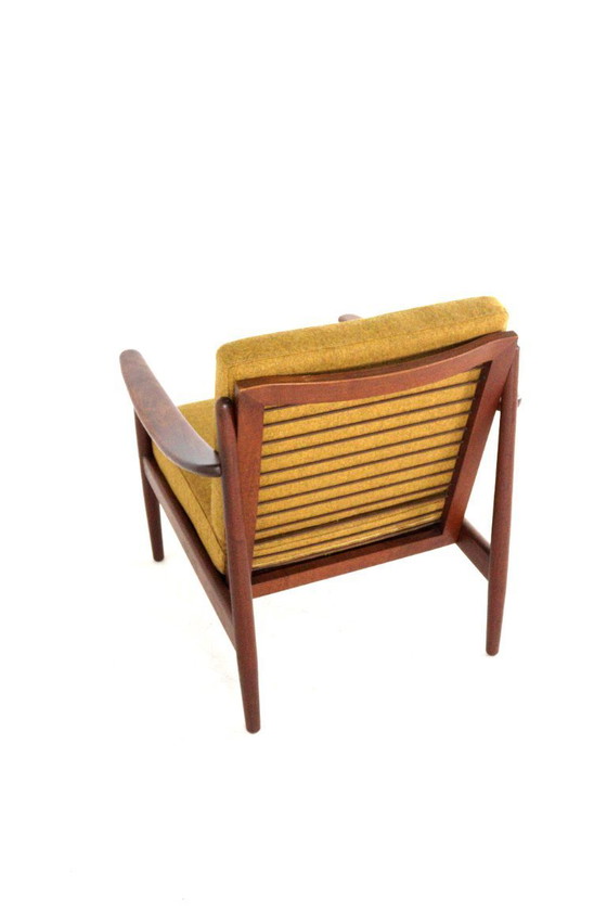 Image 1 of Vintage fauteuil  'Bamberg' nieuw gestoffeerd