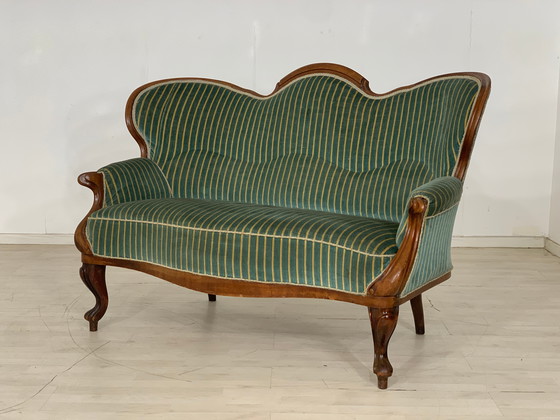 Image 1 of Biedermeier sofa couch around 1800