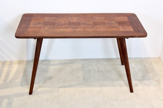 Eikenhouten Koffietafel met fineer inleg, Koffietafelboeken (foto 3 van 8)