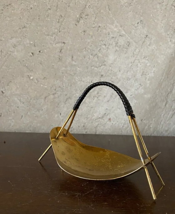 1950s Decorative Mini Fruit Bowl – Brass (photo 3 of 8)