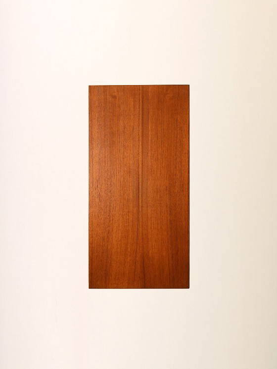 Image 1 of Tavolino da caffè vintage scandinavo anni '50 in faggio e teak