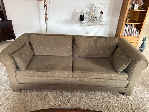 3-Sitzer-Sofa aus grünem Stoff