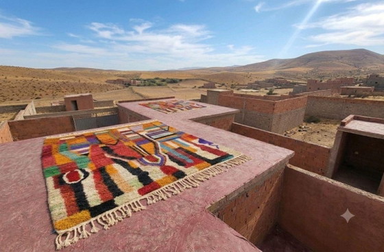 Tappeto marocchino 350 × 250 cm – Design astratto colorato – Multicolore – Tappeti, Lana (photo 5 of 6)