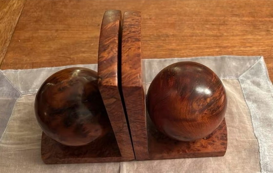 Image 1 of Paire de serre-livres art déco, école d'Amsterdam.