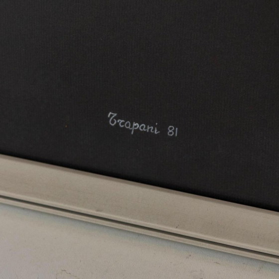 Image 1 of 1x 1980s Italian Modern Art Collage Poster by Angela Trapani