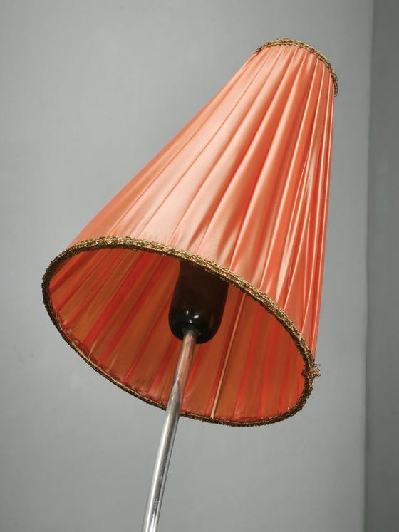 Image 1 of Rare lampadaire allemand à trois lumières réglables, années 1960