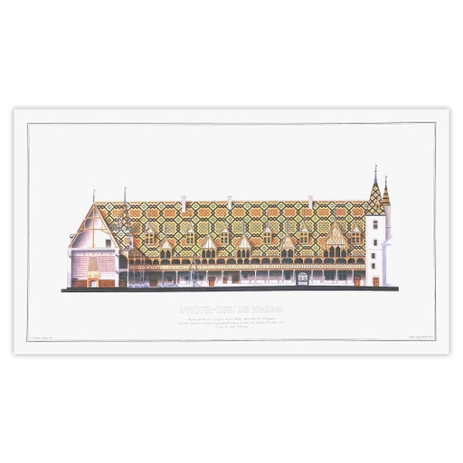 Colectivo - Draeger Tourism Hospices De Beaune Por Marc Dekeister Serigrafía 1