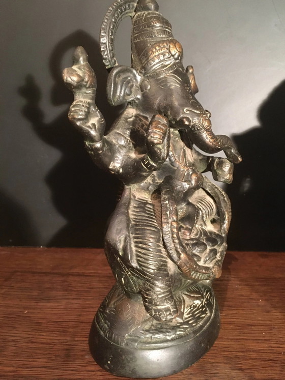 Bronze Ganesh Statue, Indien – Bildhauerei (photo 3 of 9)