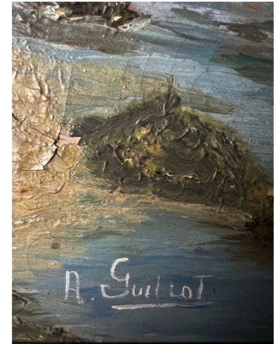 Image 1 of LARGE SIGNED PAINTING