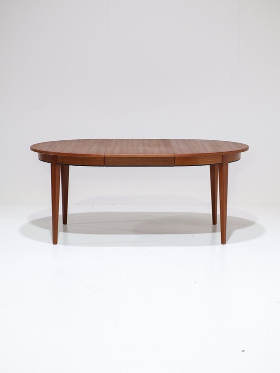 Image 1 of Tavolo da pranzo allungabile Omann Jun 55 in teak, stile vintage danese