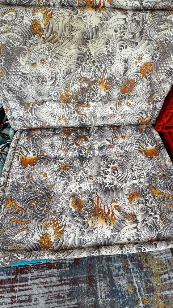 Image 1 of Roche Bobois bank “Mah Jong” - designklassieker van Hans Hopfer