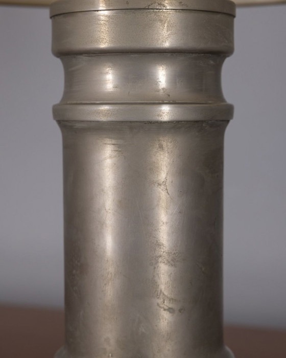 Image 1 of Vintage tafellamp van metaal en plexiglas uit de jaren 70, ontworpen door Vit Kellj