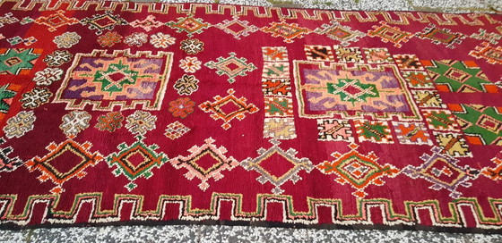 Image 1 of Handgeknoopt Berber kleed wol 359x172cm