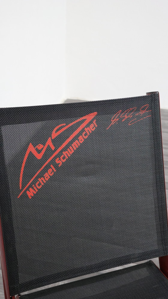 Image 1 of michael schumacher Coppia Di Sedie Richiudibili Merchandising Ufficiale 2000