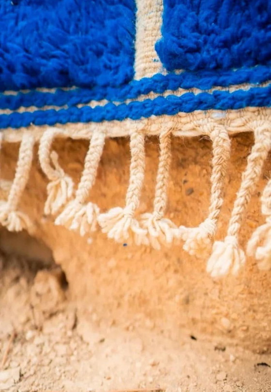 Prachtig blauw Berber vloerkleed 150/250cm – Vloerkleden en tapijten, Wool (photo 4 of 5)