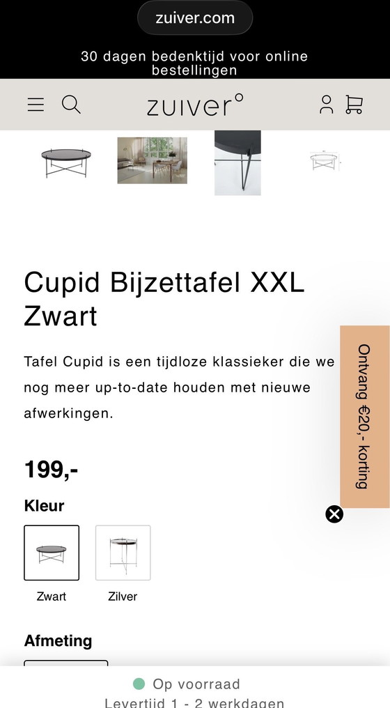 Image 1 of ZUIVER - Cupid side tables - 5 pieces