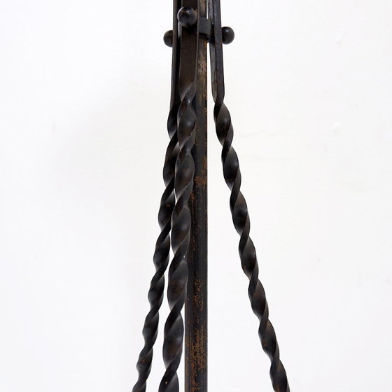 Image 1 of French barber's mirror from the 1930s