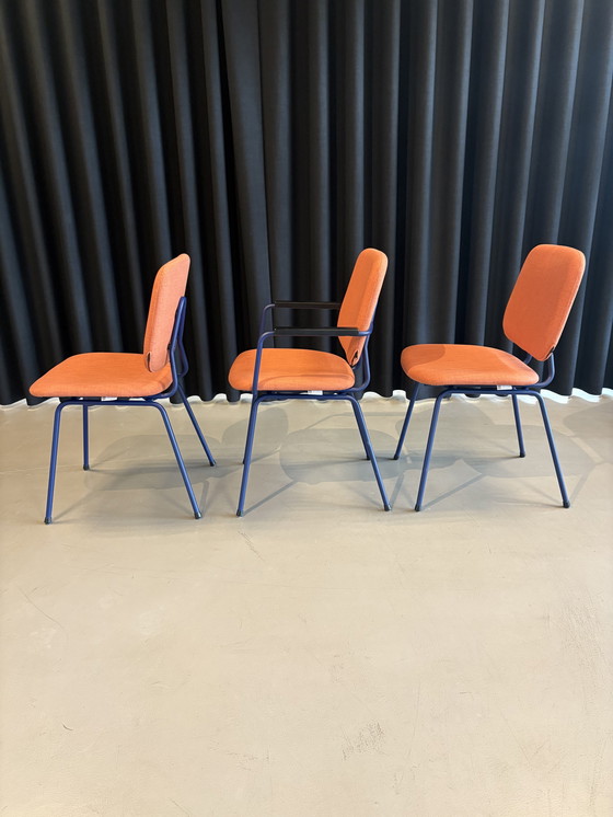 Image 1 of 3x Chaise de salle à manger Gijs van der Sluis NO.14 - Design in Box