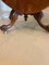 Antique Victorian Six-Seater Oval Tilt-Top Centre Dining Table in Burr Walnut, 1860 – Porcelain (photo 16 of 17)