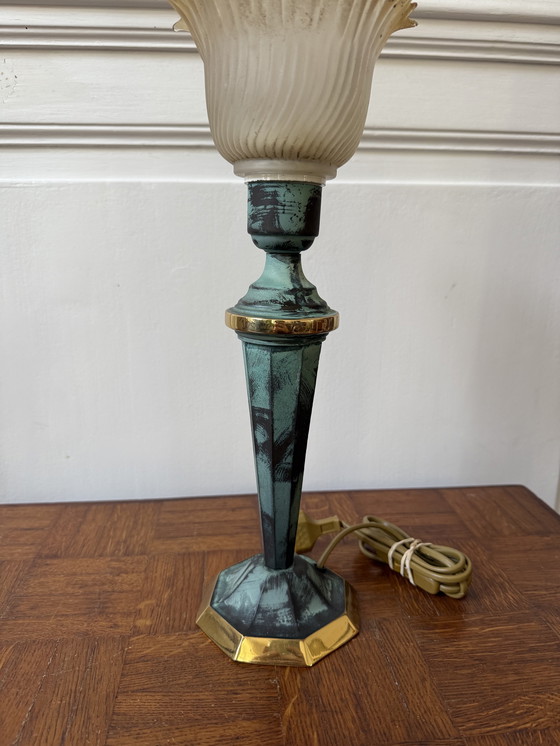 Image 1 of Art Deco Tulip Lamp
