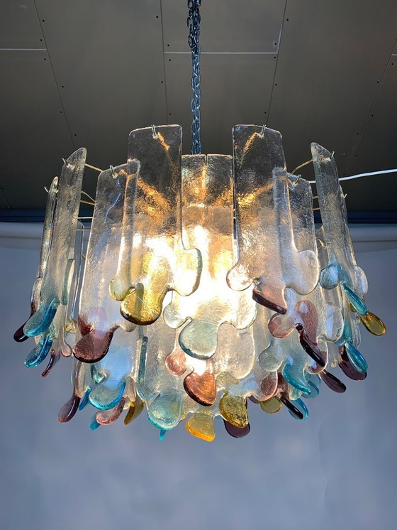 Image 1 of Alfredo Barbini kroonluchter 1970's