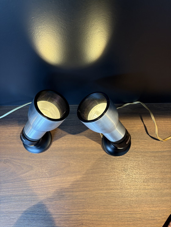 Image 1 of 2x Philips vintage chromen spots