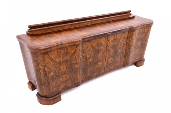Image 1 of Large Art Deco chest of drawers from the 1940s, Poland.