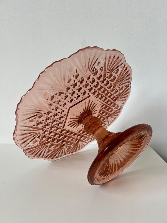 Image 1 of Plato para servir Art Déco rosa de Luxval